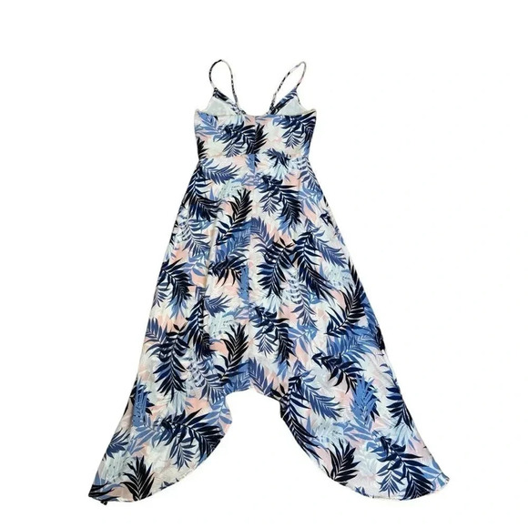 Slate & Willow Handkerchief Hem Sun Dress V-neck Straps Sleeveless Asymmetric S - Picture 5 of 14